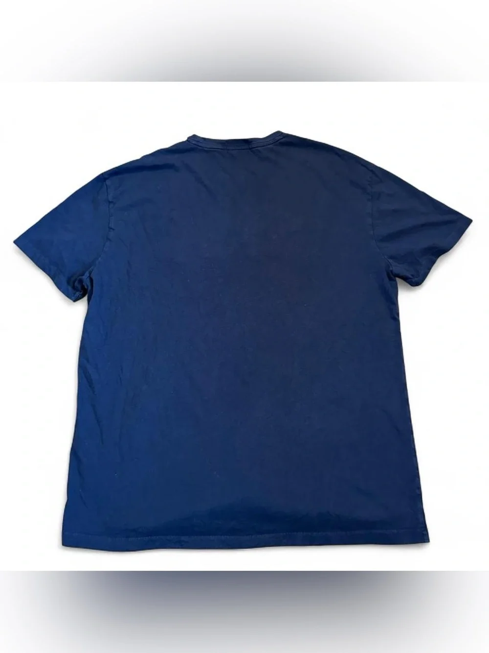 Polo Ralph Lauren Men’s Navy Blue Spell Out Logo Classic Fit T-Shirt Size L‎